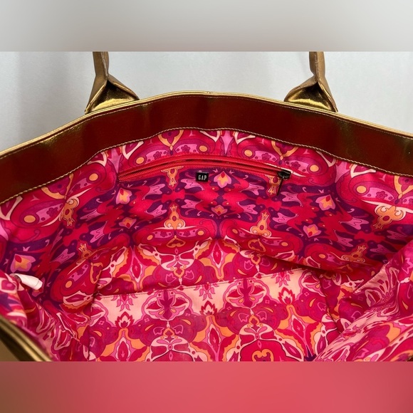 GAP tote bag metallic gold - Picture 4 of 8